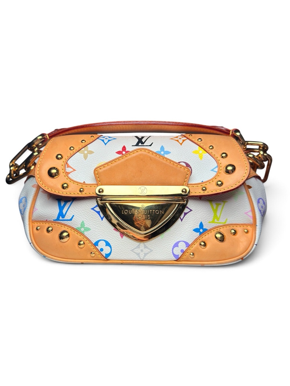 Louis Vuitton Marilyn Multicolor Monogram Shoulder Bag • White